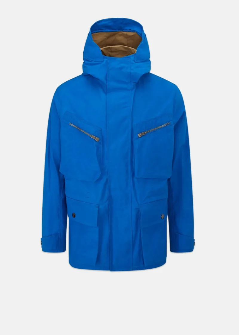 New Gloverall Greenwell Anorak Jacket Royal Blue