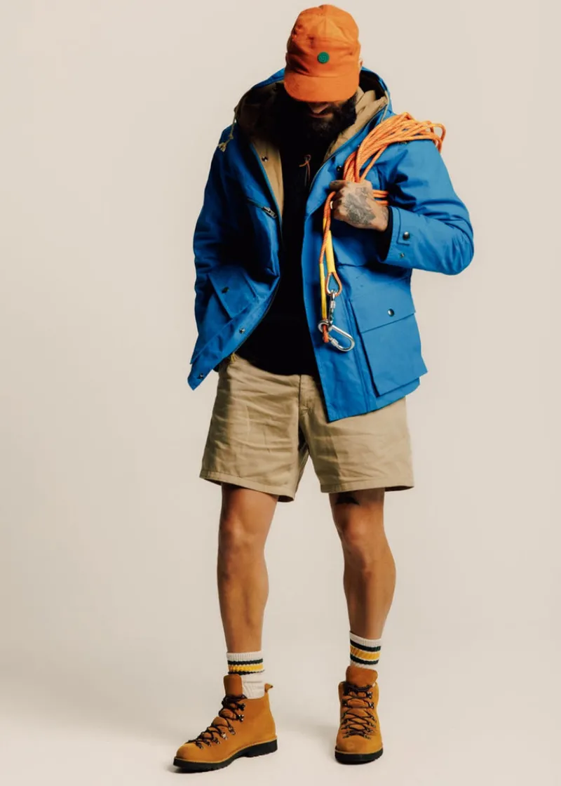 New Gloverall Greenwell Anorak Jacket Royal Blue