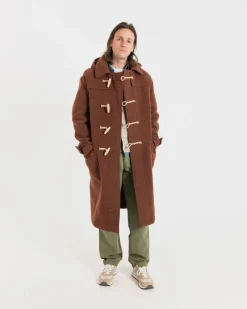 New Gloverall Harrison Duffle Coat Rust