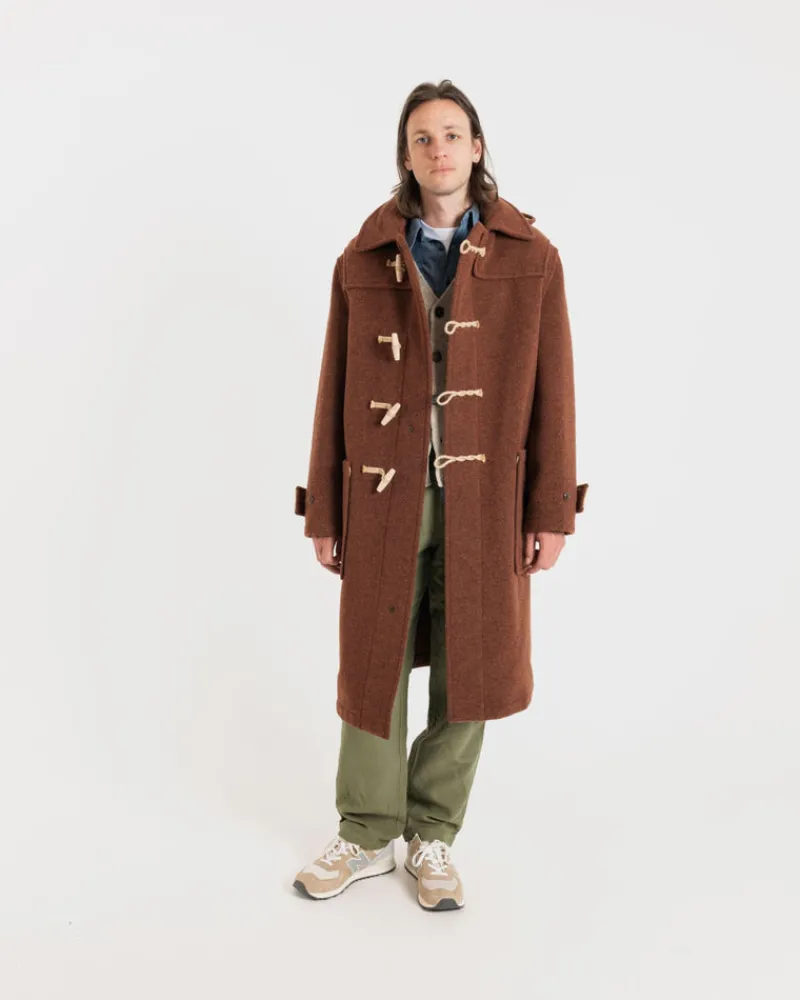 New Gloverall Harrison Duffle Coat Rust