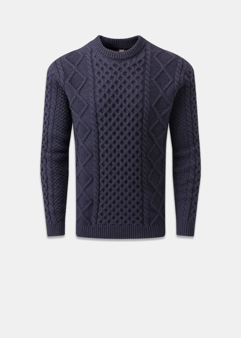 Discount Gloverall Herren Aran Jumper
