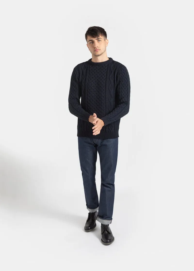 Discount Gloverall Herren Aran Jumper
