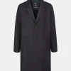 Discount Gloverall Herren Chesterfield verfeinert