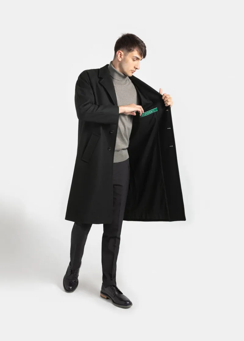 Fashion Gloverall Herren Chesterfield verfeinert