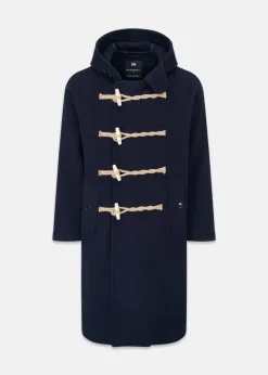 Outlet Gloverall Huxley Duffle Coat Navy