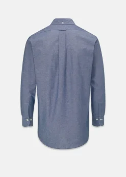 Hot Gloverall Jakes Shirts Navy Chambray Shirt