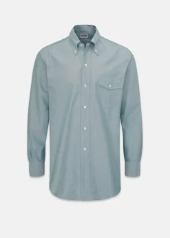 Hot Gloverall Jakes Shirts Pale Green Oxford Shirt
