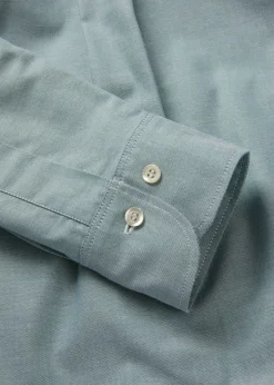 Hot Gloverall Jakes Shirts Pale Green Oxford Shirt