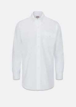 Outlet Gloverall Jakes Shirts White Oxford Shirt