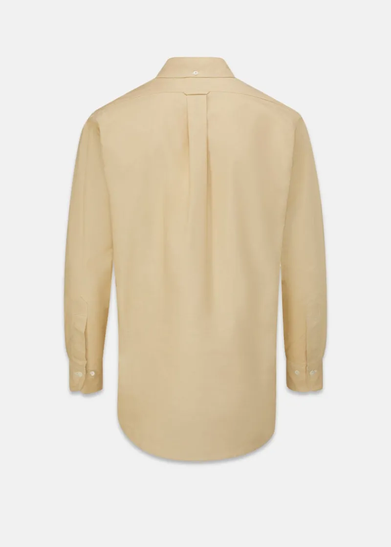 Outlet Gloverall Jakes Shirts Yellow Oxford Shirt