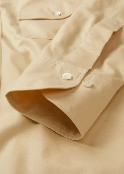 Outlet Gloverall Jakes Shirts Yellow Oxford Shirt