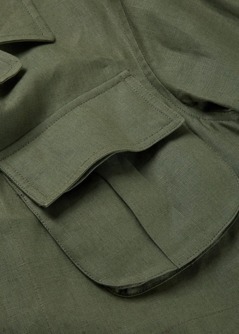 Online Gloverall Keats Safari Jacket Khaki