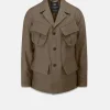 New Gloverall Keats Safari Jacket Tobacco
