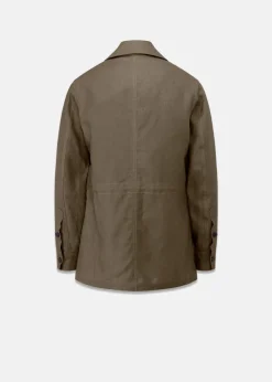 New Gloverall Keats Safari Jacket Tobacco