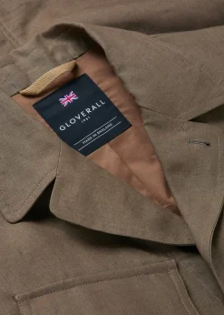 New Gloverall Keats Safari Jacket Tobacco