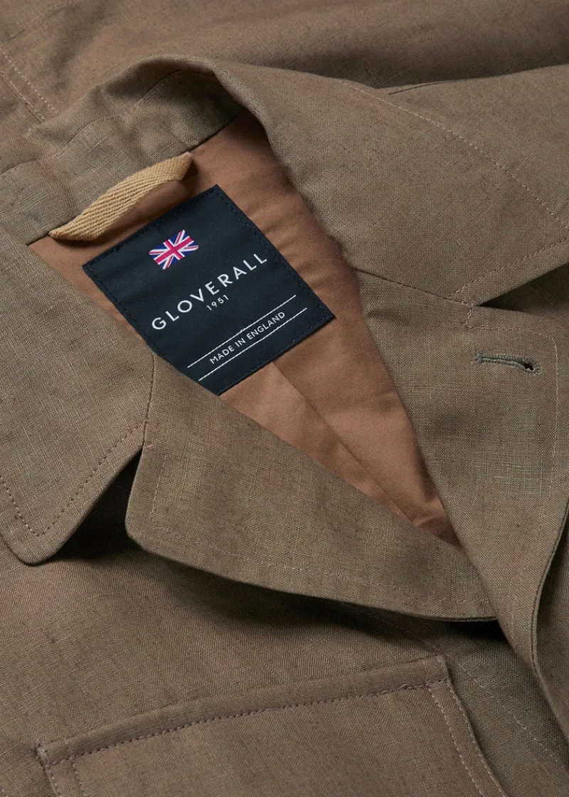New Gloverall Keats Safari Jacket Tobacco