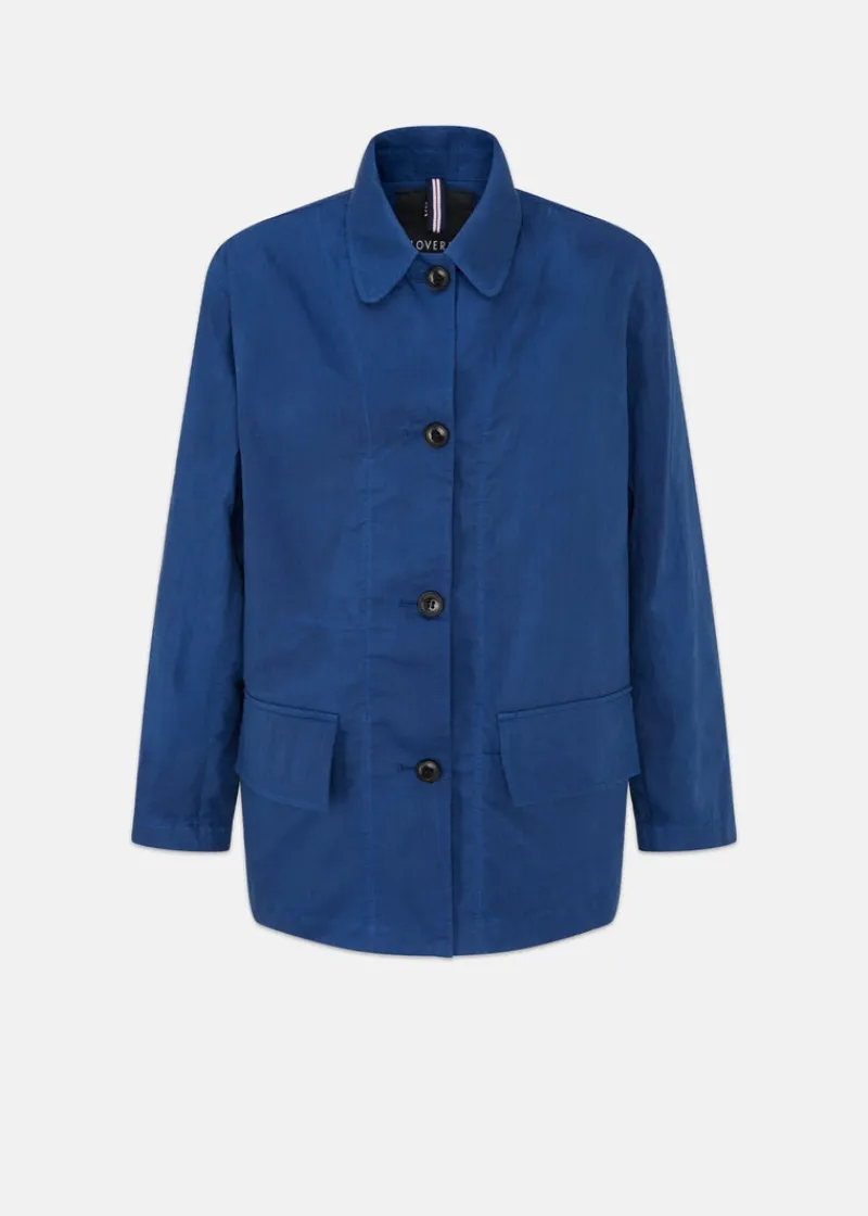 Discount Gloverall Kennedy Chore Jacket Royal Blue