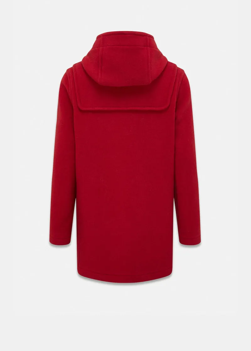 Online Gloverall Melissa Mid Duffle Coat Cranberry