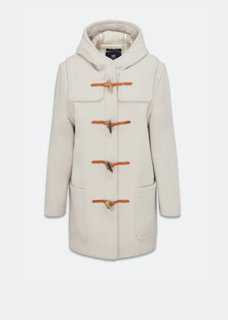New Gloverall Melissa Mid Duffle Coat Oyster