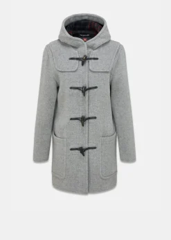 Best Gloverall Melissa Mid Duffle Coat Silver