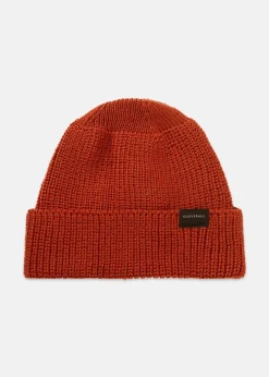 New Gloverall Merino Wool Watch Cap Burnt Orange