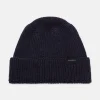 Online Gloverall Merino Wool Watch Cap Navy