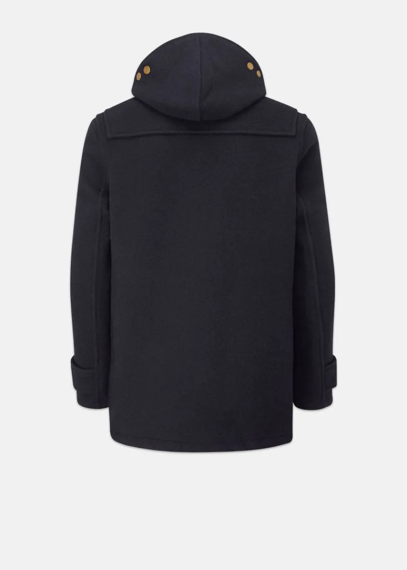 Hot Gloverall Mid Monty Duffle Coat Navy Black Webbing