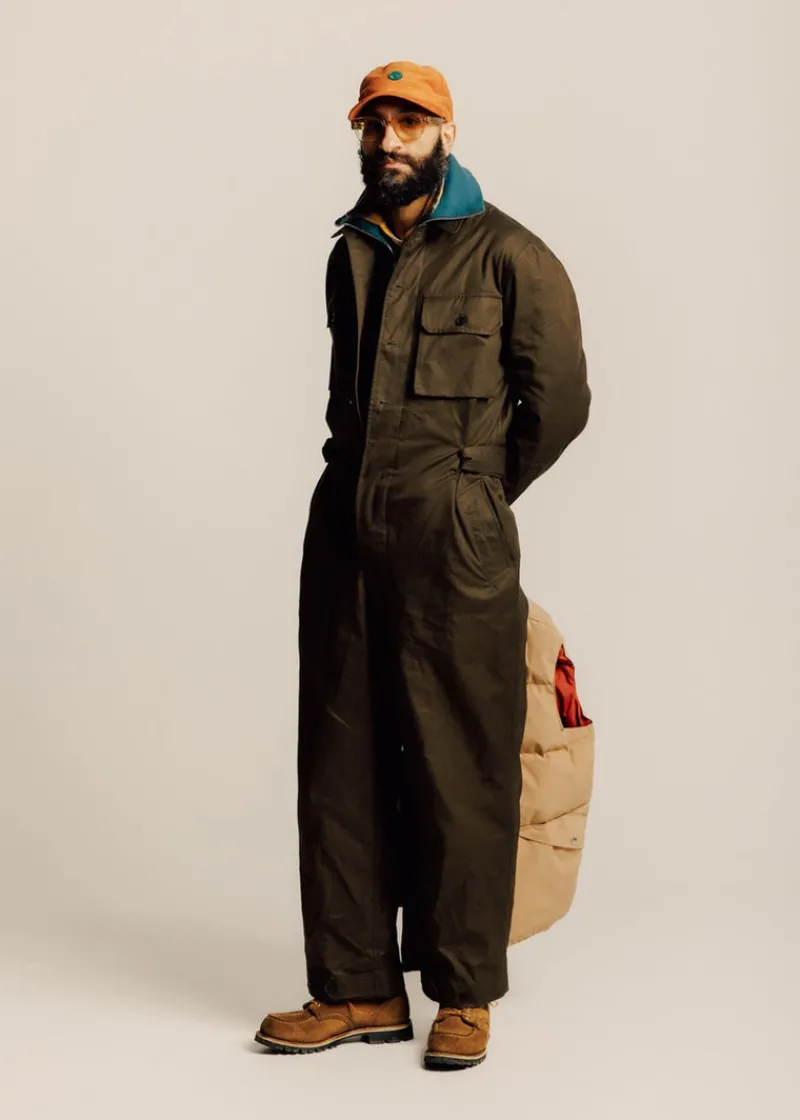 Fashion Gloverall Miles Overall Army Green