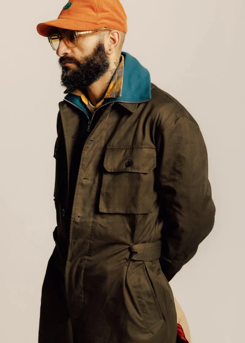 Fashion Gloverall Miles Overall Army Green