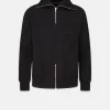 Sale Gloverall Military Zip Sweatshirt Black