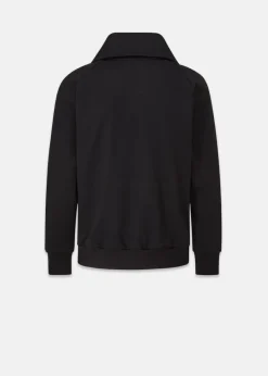 Sale Gloverall Military Zip Sweatshirt Black