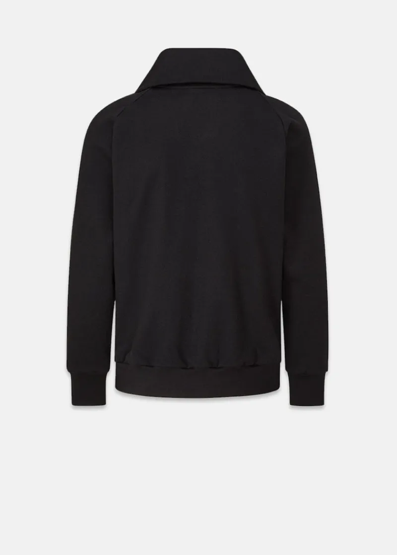 Sale Gloverall Military Zip Sweatshirt Black