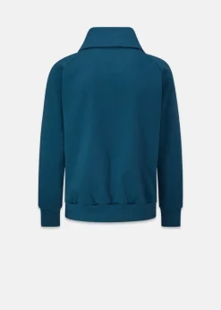 Sale Gloverall Military Zip Sweatshirt Teal