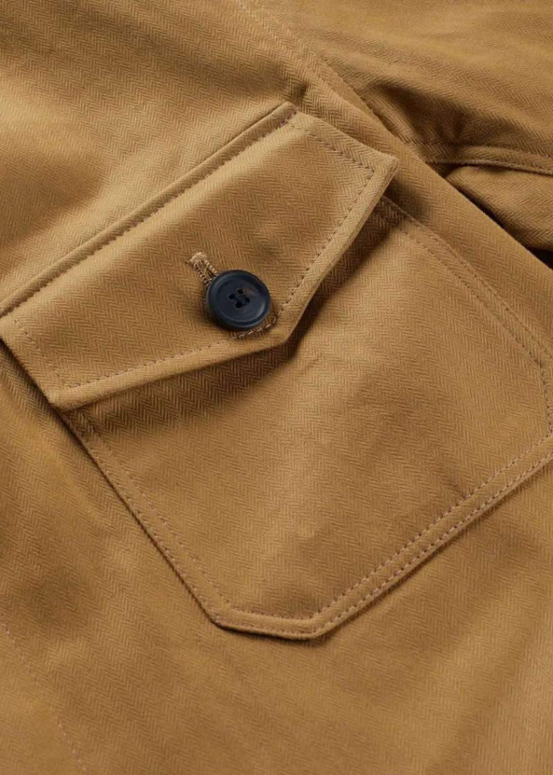 Hot Gloverall Milton Chore Jacket Camel