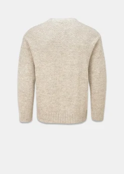 Discount Gloverall Moss Stitch Cardigan Oatmeal