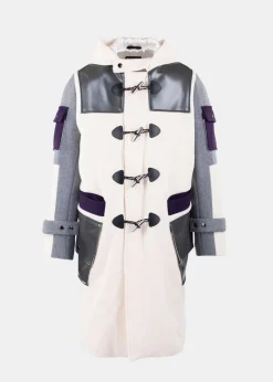 Discount Gloverall Nicomede Duffle Coat Ecru