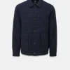 Sale Gloverall Oliver Jacket Navy Check