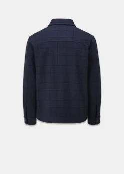 Sale Gloverall Oliver Jacket Navy Check