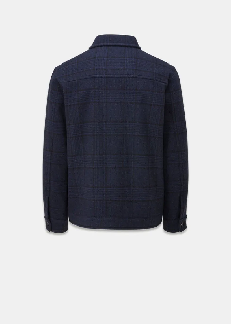 Sale Gloverall Oliver Jacket Navy Check