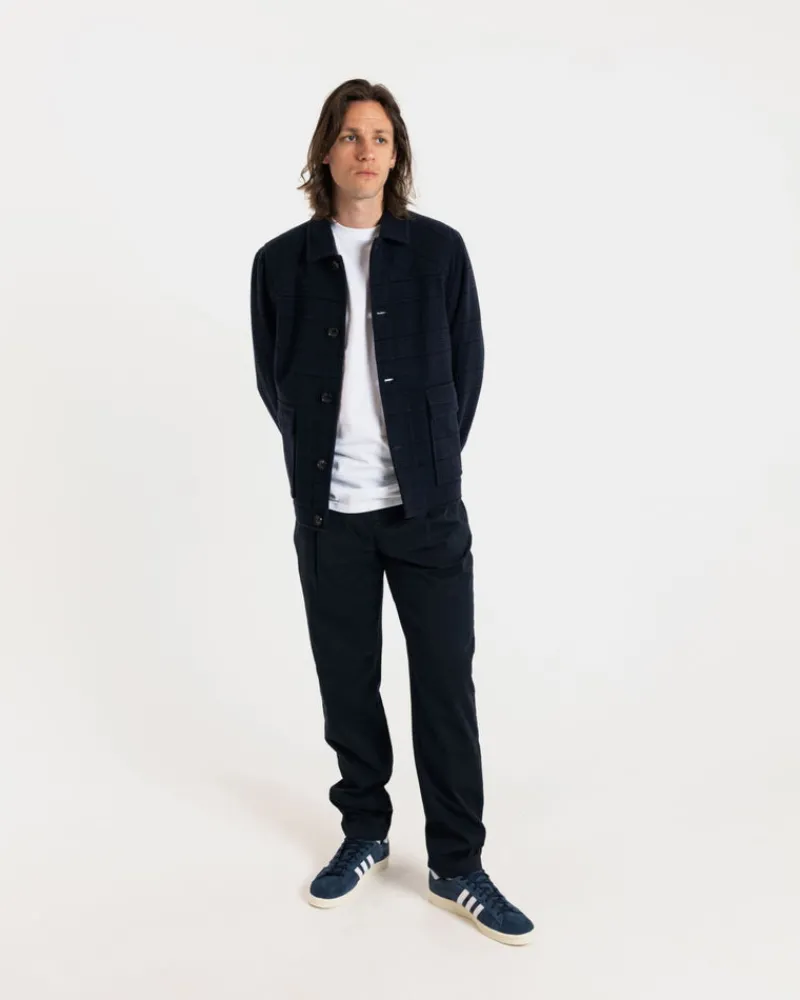 Sale Gloverall Oliver Jacket Navy Check