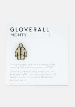 Outlet Gloverall Original Monty Dufflecoat Pin Abzeichen