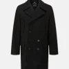 Fashion Gloverall Oversized Melton Peacoat Black