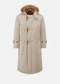 Clearance Gloverall Padded Duffle Coat Beige