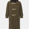Fashion Gloverall Padded Duffle Coat Khaki