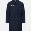 Discount Gloverall Raleigh Trench Coat Navy