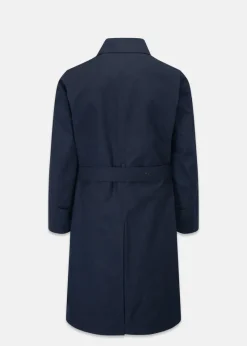 Discount Gloverall Raleigh Trench Coat Navy