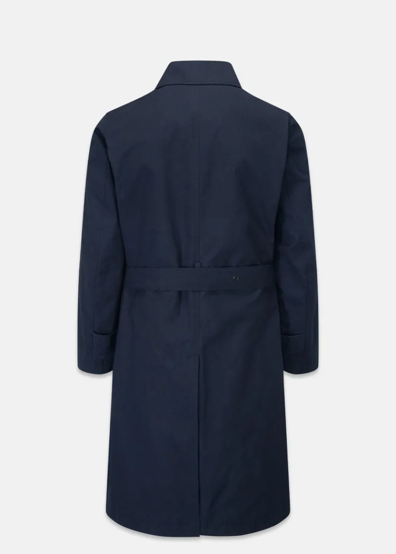 Discount Gloverall Raleigh Trench Coat Navy