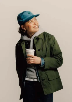 Fashion Gloverall Renewed Hulme Cap Petrol Blue