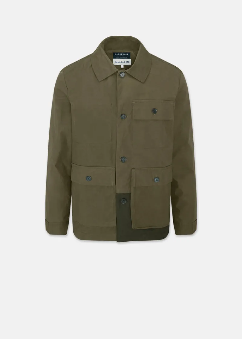 Sale Gloverall Renewed Serviceman Jacket Khaki