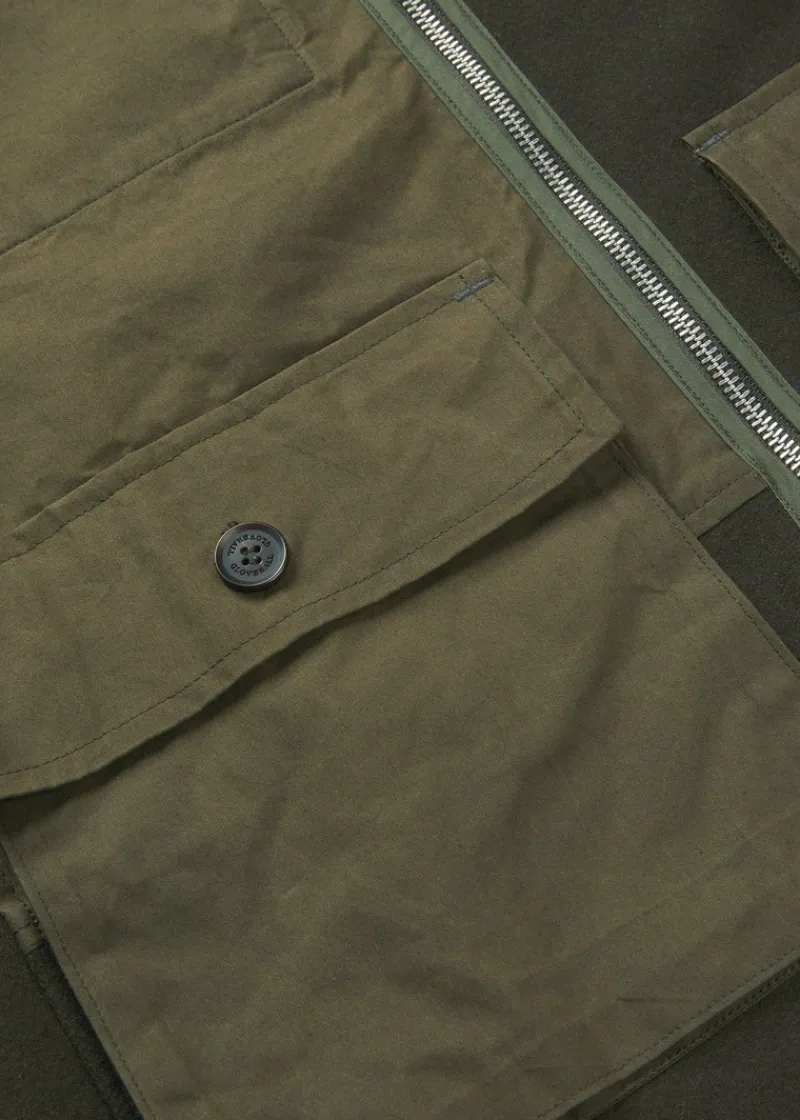 New Gloverall Renewed Serviceman Vest Khaki